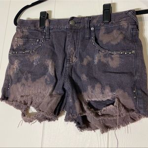 Free People Distressed Shorts